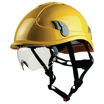 Safety climbing helmet yellow